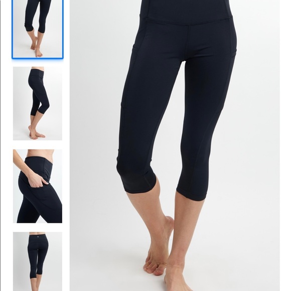 Savvi xs cropped Alta Silk Capri leggings - Picture 7 of 7